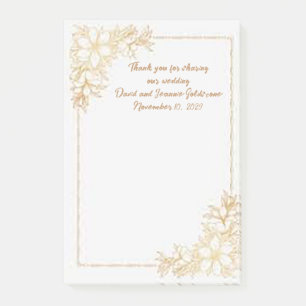 Teilen unserer Hochzeitstipps-Gastgeschenke Hochze Post-it Klebezettel