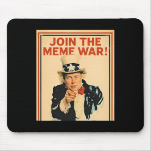 Teilnahme am Meme War Trump Mousepad