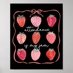 Teilnahme ist mein Personal Strawberry Coque in de Poster