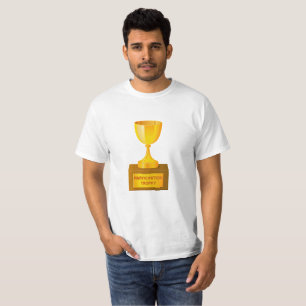 Teilnahme-Trophäedruck auf Wert-T - Shirt