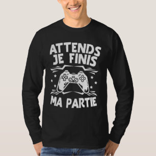 Teilnehmer Je Finis Ma Party - PC Gamer T-Shirt