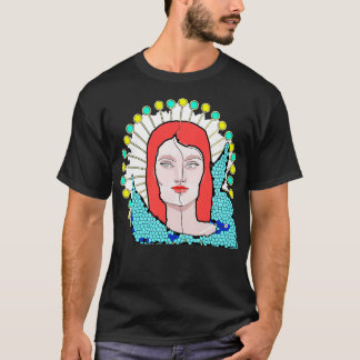 Teiltes Frauenbild T-Shirt