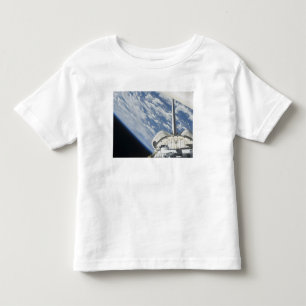 Teilweise Ansicht der Raumfähre-Bemühung Kleinkind T-shirt