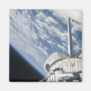 Teilweise Ansicht der Raumfähre-Bemühung Magnet