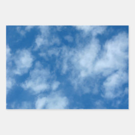 Teilweise Cloudy Blue Sky Nature Fotografy Geschenkpapier Set