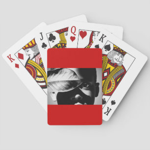 teilweise rot spielkarten