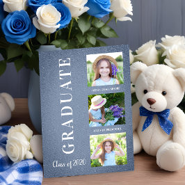 Tejido azul antes de la graduación de K Tres sesió