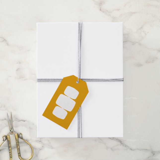 TEK-Geschenketiketten Geschenkanhänger (Mit Garn)