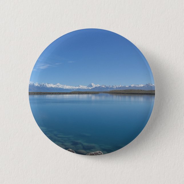 Tekapo-See, Neuseeland Button (Vorderseite)