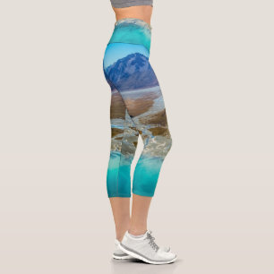 Tekapo-See und Südalpen, Neuseeland Capri Leggings