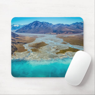 Tekapo-See und Südalpen, Neuseeland Mousepad