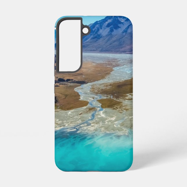 Tekapo-See und Südalpen, Neuseeland Samsung Galaxy Hülle (Rückseite)