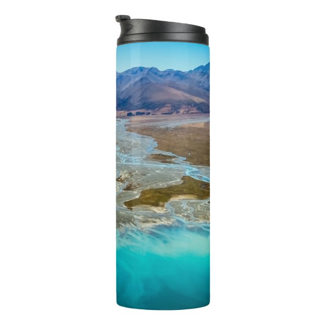 Tekapo-See und Südalpen, Neuseeland Thermosbecher (Nach rechts gedreht)