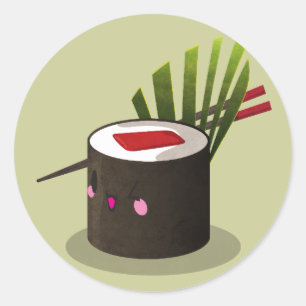 Tekka Maki Runder Aufkleber