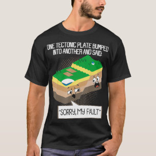 Tektonische Plattengeologie Geologie Erde Lehrer S T-Shirt