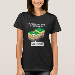 Tektonische Plattengeologie Geologie Erde Lehrer S T-Shirt