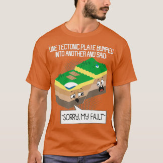 Tektonische Plattengesteinskunde Erdwissenschaft L T-Shirt