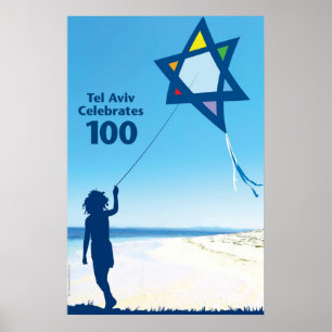 Tel Aviv Drachen 100 Poster
