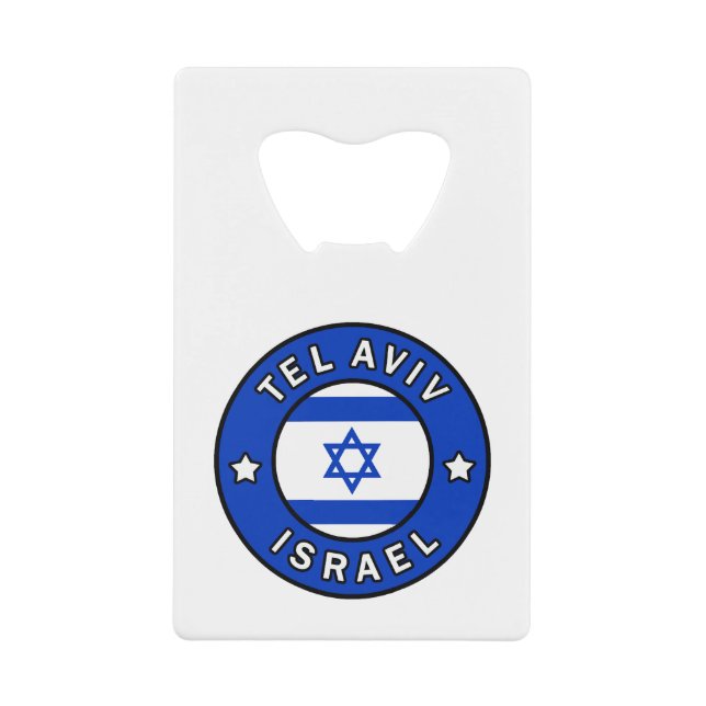 Tel Aviv Israel Geldbeutel Flaschenöffner (Vorderseite)