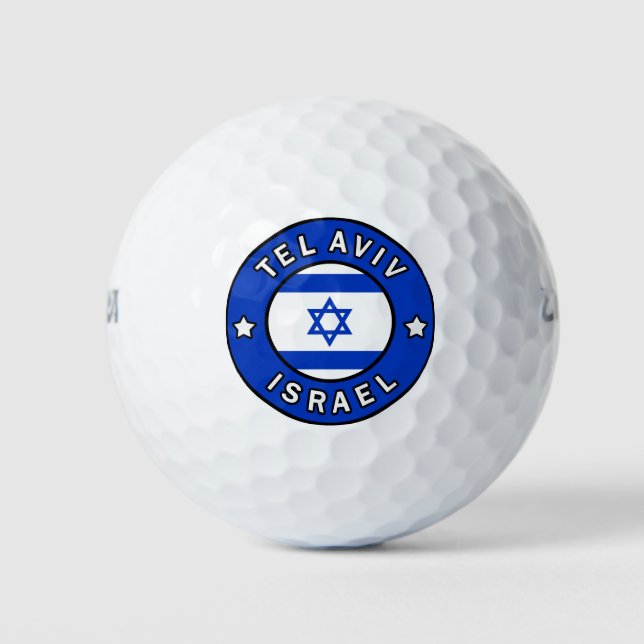 Tel Aviv Israel Golfball (Vorderseite)