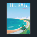 *~* Tel Aviv Israel Postcard Blue Cityscape Palm Postkarte<br><div class="desc">POSTKARTE: gegründet: Tel Aviv ist eine Stadt an der Mittelmeerküste Israels. Tel Aviv hat einfache Bauhaus-Gebäude aus den 30er Jahren. Einfach tausende dieser Gebäude in Tel Aviv Israel sind in der Architektur der Weißen Stadt gebündelt. Verschiedene Museen wie Beit Hatfutsot zeigen die Geschichte jüdischer Gemeinden weltweit. Das Israel-Museum Eretz umfasst...</div>