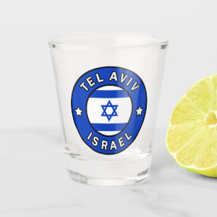Tel Aviv Israel Schnapsglas