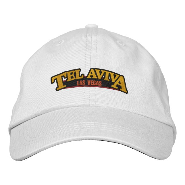Tel Aviva Las Vegas Bestickte Baseballkappe (Vorderseite)