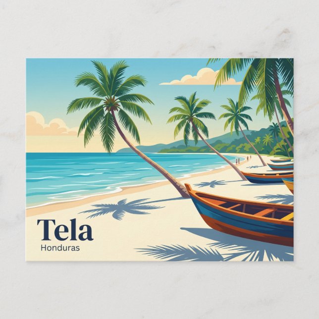 Tela Honduras Postkarte (Vorderseite)