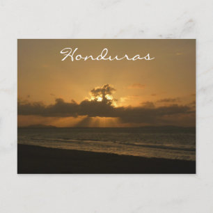 Tela-Sonnenuntergang Postkarte