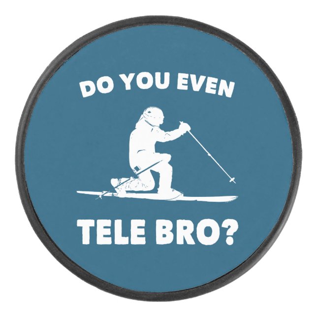 Tele Bro? Eishockey Puck (Vorderseite)