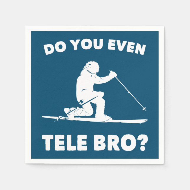 Tele Bro? Serviette (Vorderseite)
