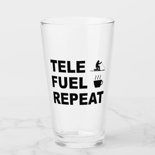 Tele Fuel Repeat Glas (Vorderseite)