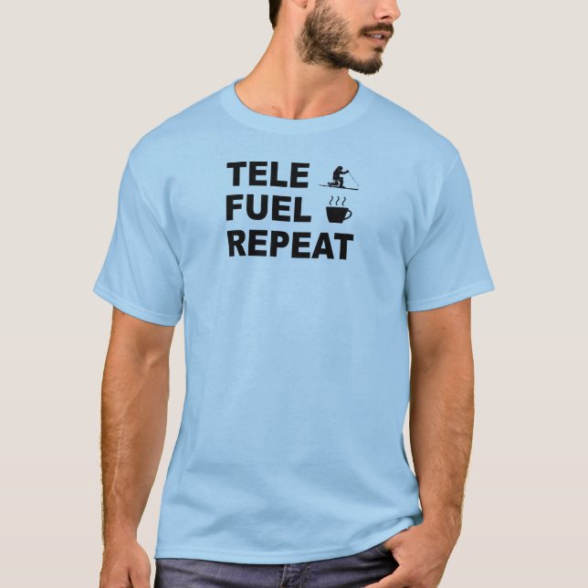 Tele Fuel Repeat T-Shirt (Vorderseite)