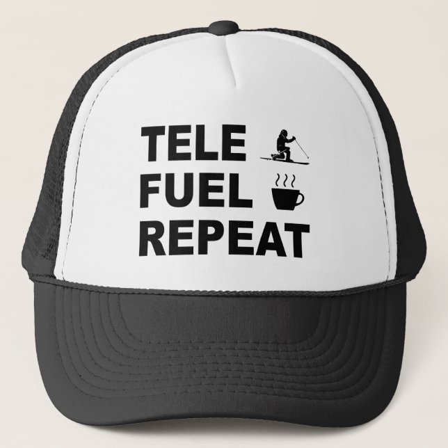 Tele Fuel Repeat Truckerkappe (Vorderseite)