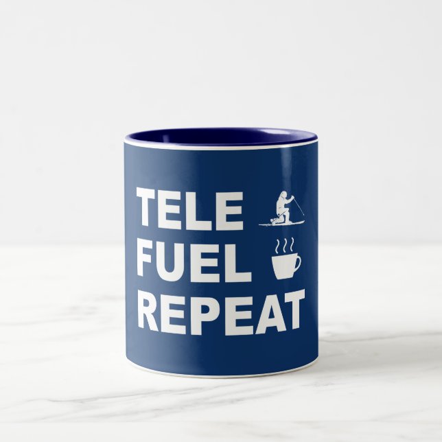 Tele Fuel Repeat Zweifarbige Tasse (Mittel)