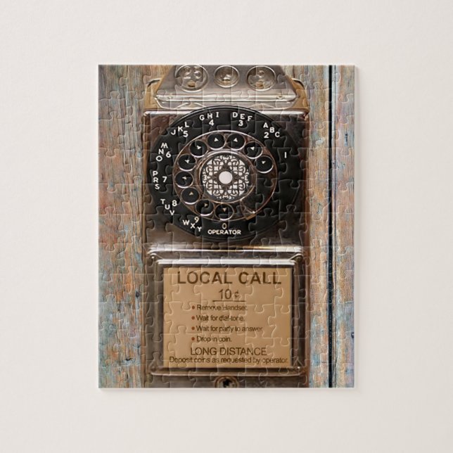 Telefon Antiquitätentelefon robuste Puzzle (Vertikal)