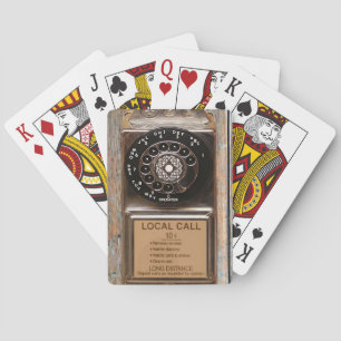 Telefon Antiquitätentelefon robuste Spielkarten