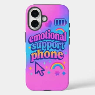 Telefon für emotionale Unterstützung iPhone 16 Hülle
