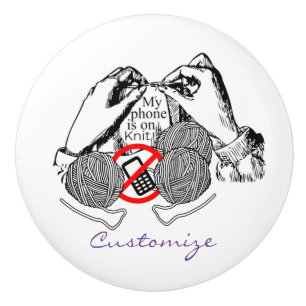 Telefon ist auf Strick Thunder_Cove Keramikknauf