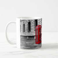 Telefon-Kasten-Tasse Londons rote