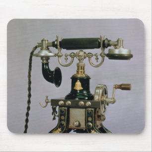 Telefon, nationaler Fernsprechdienst, USA, 1890 Mousepad