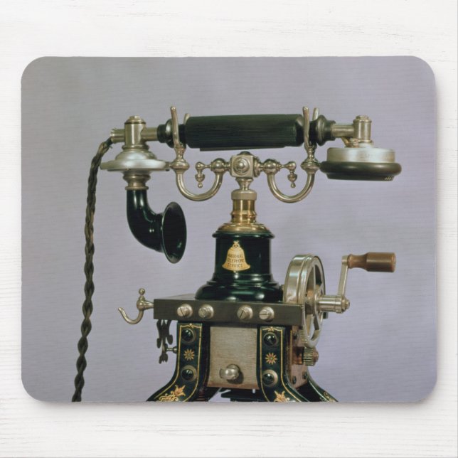 Telefon, nationaler Fernsprechdienst, USA, 1890 Mousepad (Vorne)
