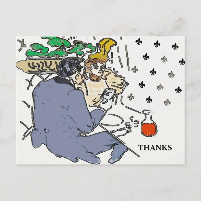 Telefon, Postkarte (Vorderseite)