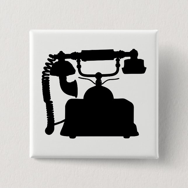 Telefon-Silhouette Button (Vorderseite)