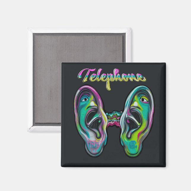 Telefon Tasse Magnet (Vorderseite/Rückseite)