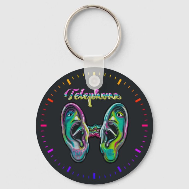 Telefon Tasse Schlüsselanhänger (Vorderseite)