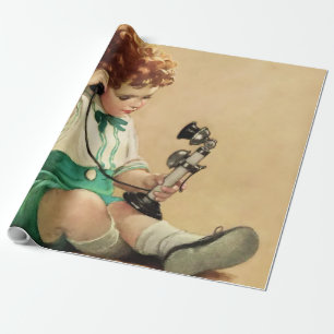 Telefon von Jessie Willcox Smith Geschenkpapier