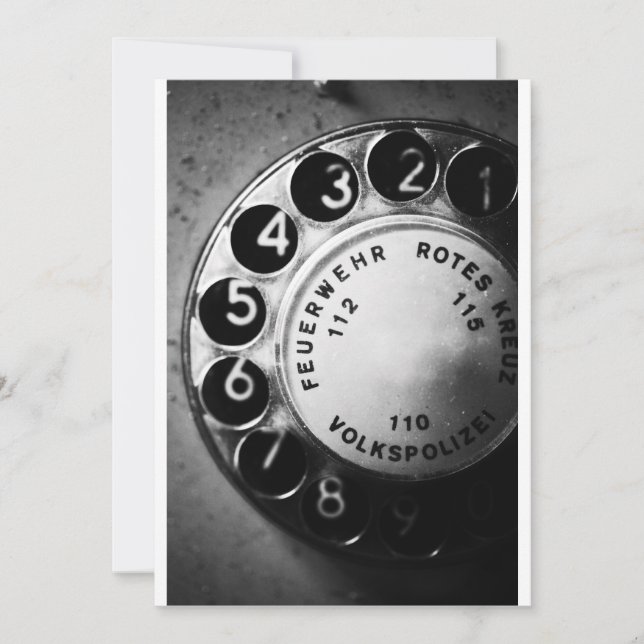 Telefon Wählscheibe (Vorderseite)