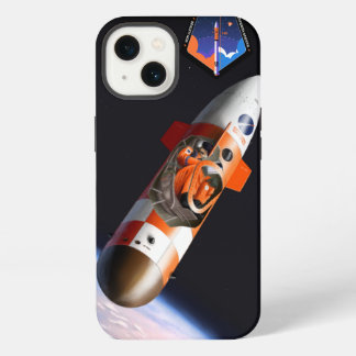 Telefonabdeckung mit Spica Mission Patch und Astro iPhone 13 Hülle