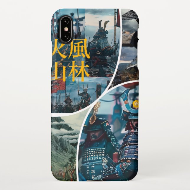 Telefonabdeckung Samurai Art Shogun Rüstung iPhone Hülle (Rückseite)